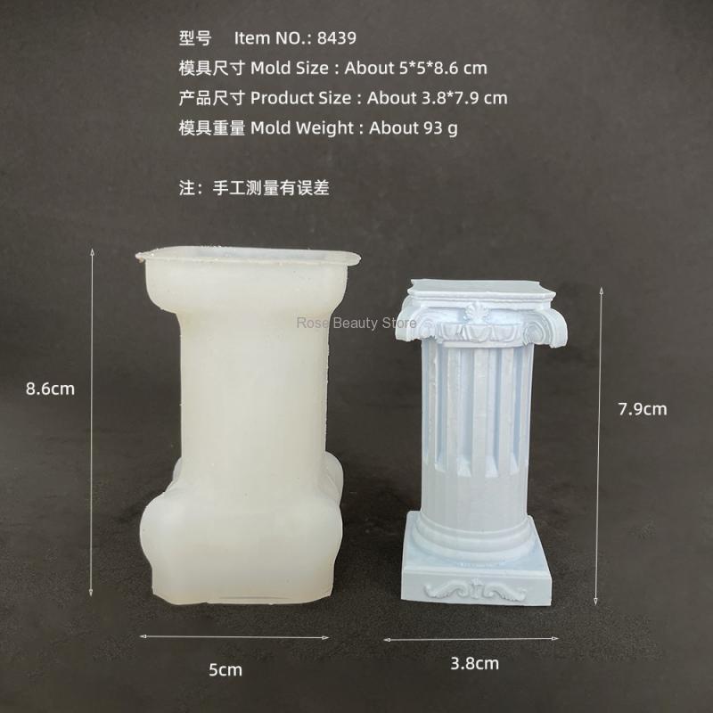 3D römische Säule Kerze Siliko – Soap Making Gifts Bewertung und Preis